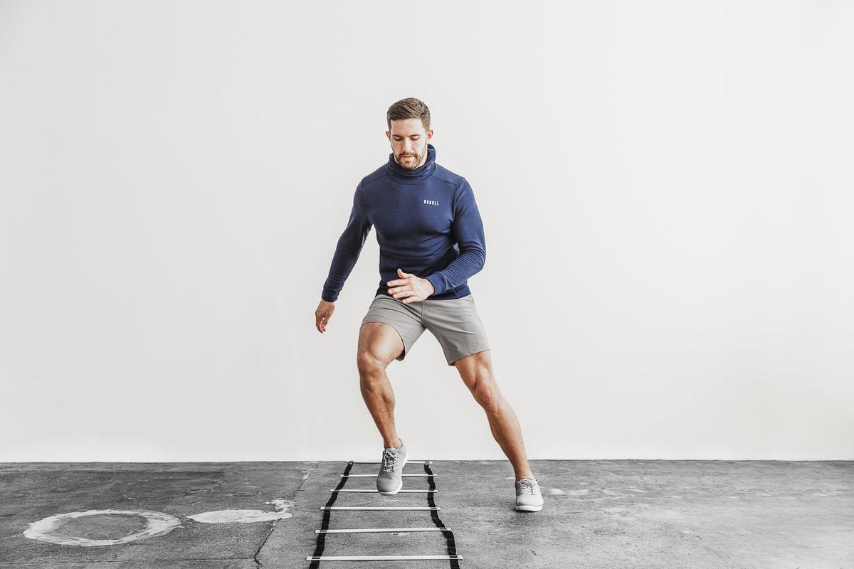 Nobull Performance Men's Hoodie Navy | Australia (AQ6548)